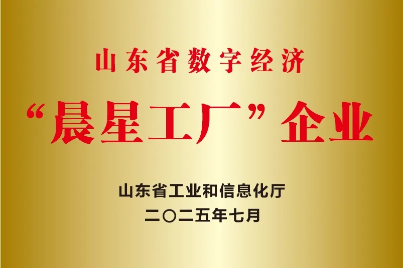 喜報！銳智智能成功入選2025年度山東省數(shù)字經(jīng)濟“晨星工廠”建設(shè)試點名單